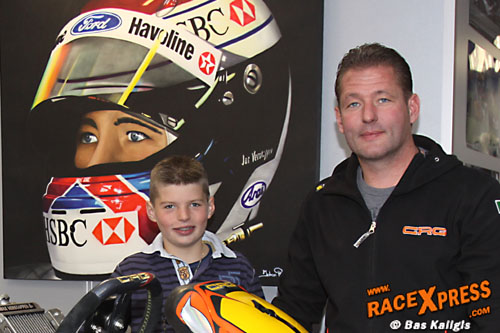 Jos en Max Verstappen